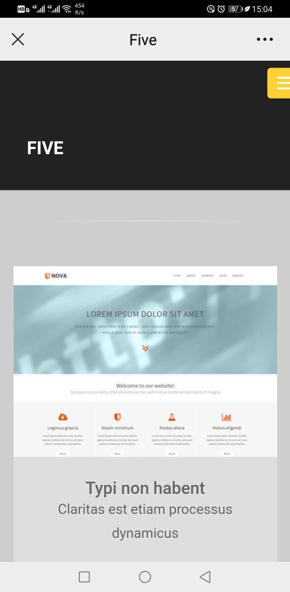 BBS117精品漂亮单页个人模板