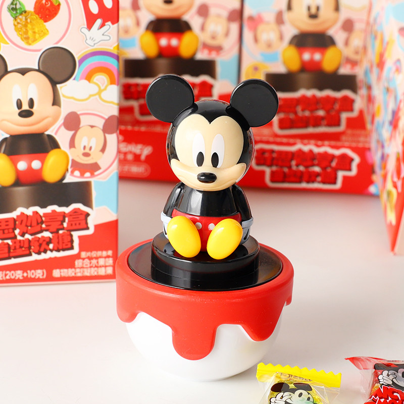 Disney/迪士尼 综合水果味造型软糖趣味玩具奇思妙享盒装糖果30g