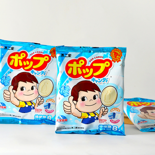 FUJIYA不二家香醇乳酸牛奶味什锦棒棒糖儿童卡通趣味造型糖果零食