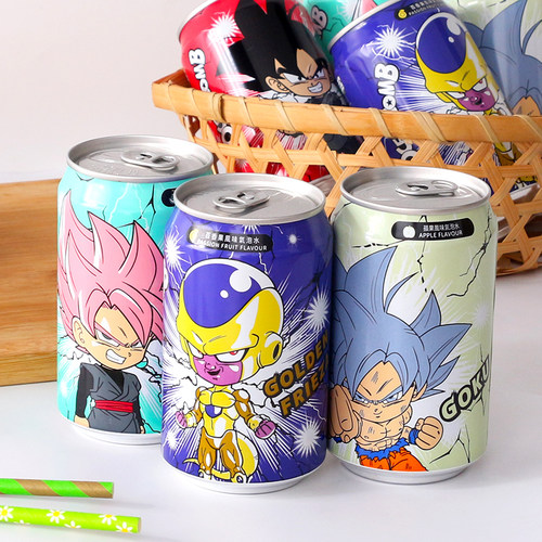 DRAGONBALL动漫联名气泡水饮料