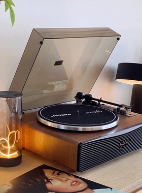 Syitren赛塔林黑胶唱片机PARON二代复古留声机现代LP蓝牙音响礼物