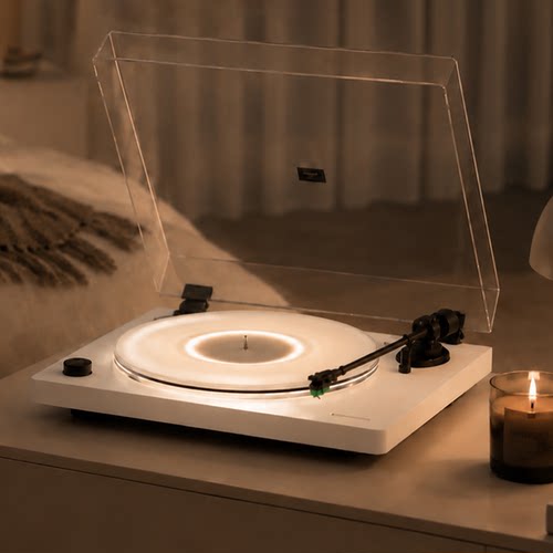 发烧HiFi黑胶唱片机蓝牙复古发光