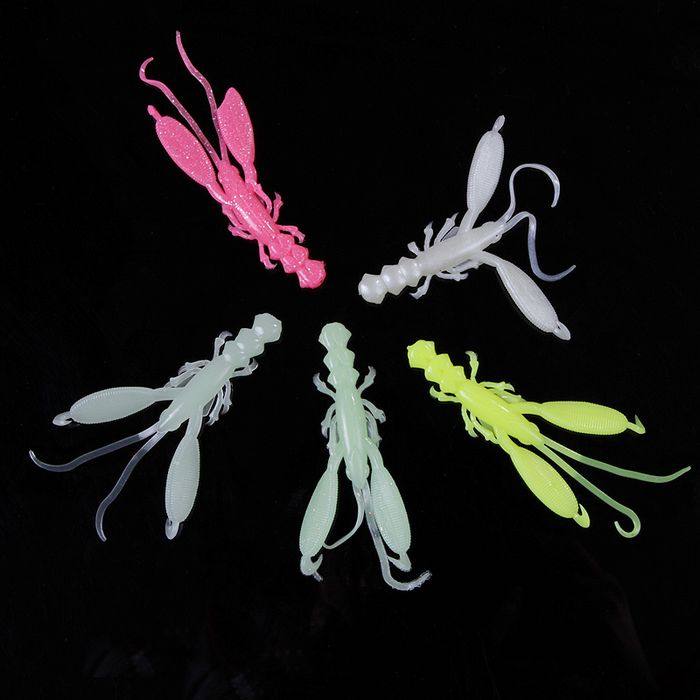 拓钓 复活者系列rr01c/骷髅虾/3.5in/大夹/4条/89mm