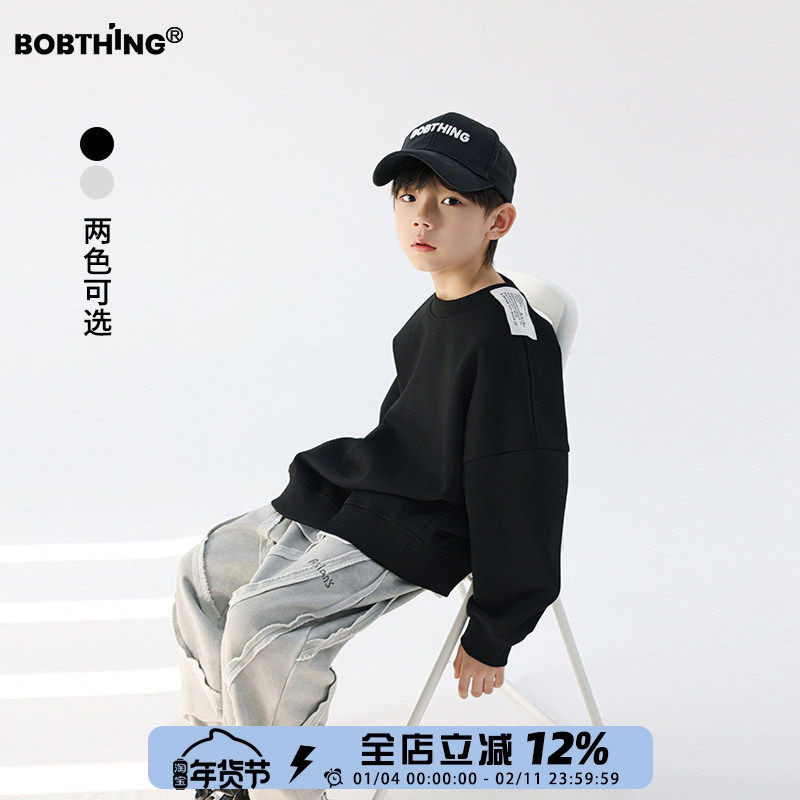 肩膀字母贴布男童港风气质圆领卫衣儿童春秋针织棉打底衫潮牌童装,童装/婴儿装/亲子装,卫衣/绒衫,淘宝优惠券,粉丝福利购,淘宝优惠卷