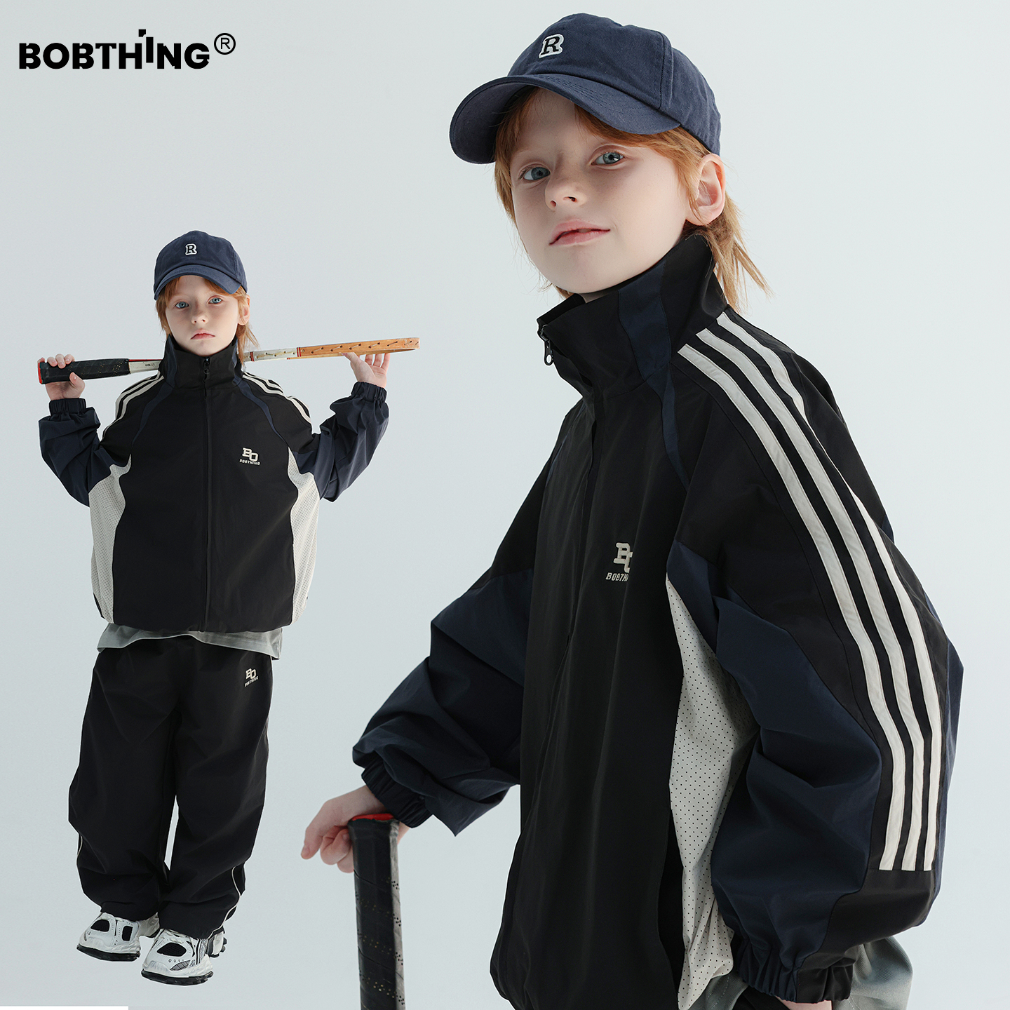 男童春秋运动服2件套装上衣+裤子