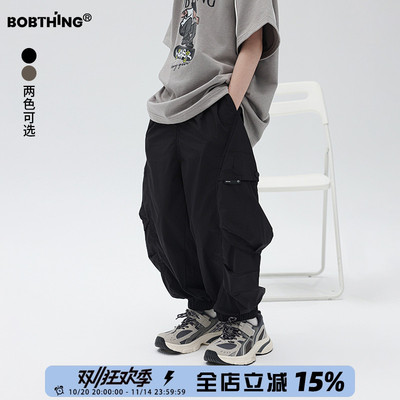 男童夏装2025新款儿童装轻薄工装束脚长裤中大童宽松休闲韩版裤子