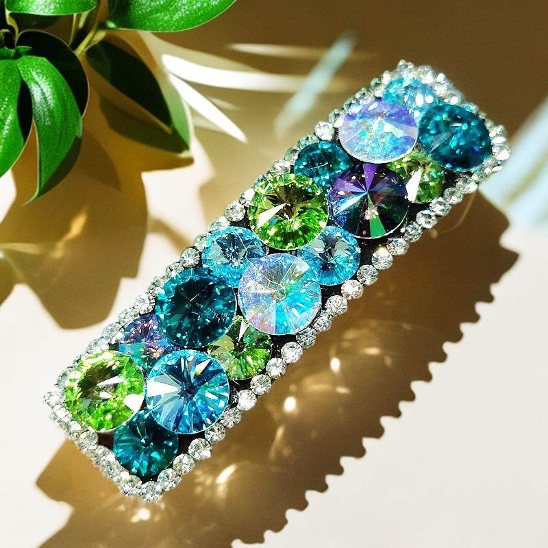 施华水晶BB夹闪亮高级感华子钻刘海边夹顶夹碎发卡子皮料满钻头饰,饰品/流行首饰/时尚饰品新,发饰,淘宝优惠券,粉丝福利购,淘宝优惠卷