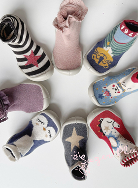 国内现货法国Collegien宝宝经典室内鞋 儿童袜子鞋 地板鞋