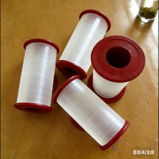 鱼丝线白色透明尼龙线锦纶单丝胶丝粘网线大鱼网线桶0.1~3毫米