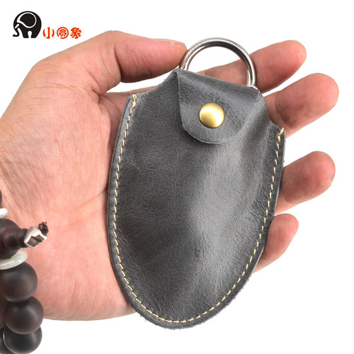 小圆象汽车钥匙包头层牛皮