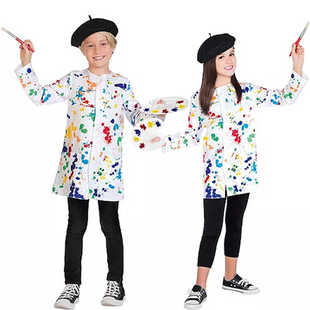 六一儿童节画家装扮cosplay职业表演服幼儿园舞台表演服装演出服