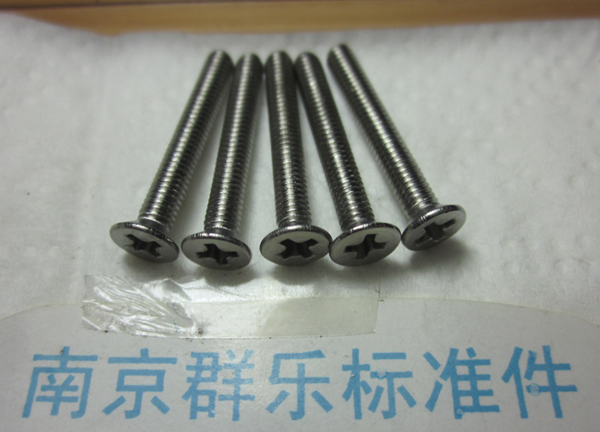 不锈钢十字槽沉头螺钉