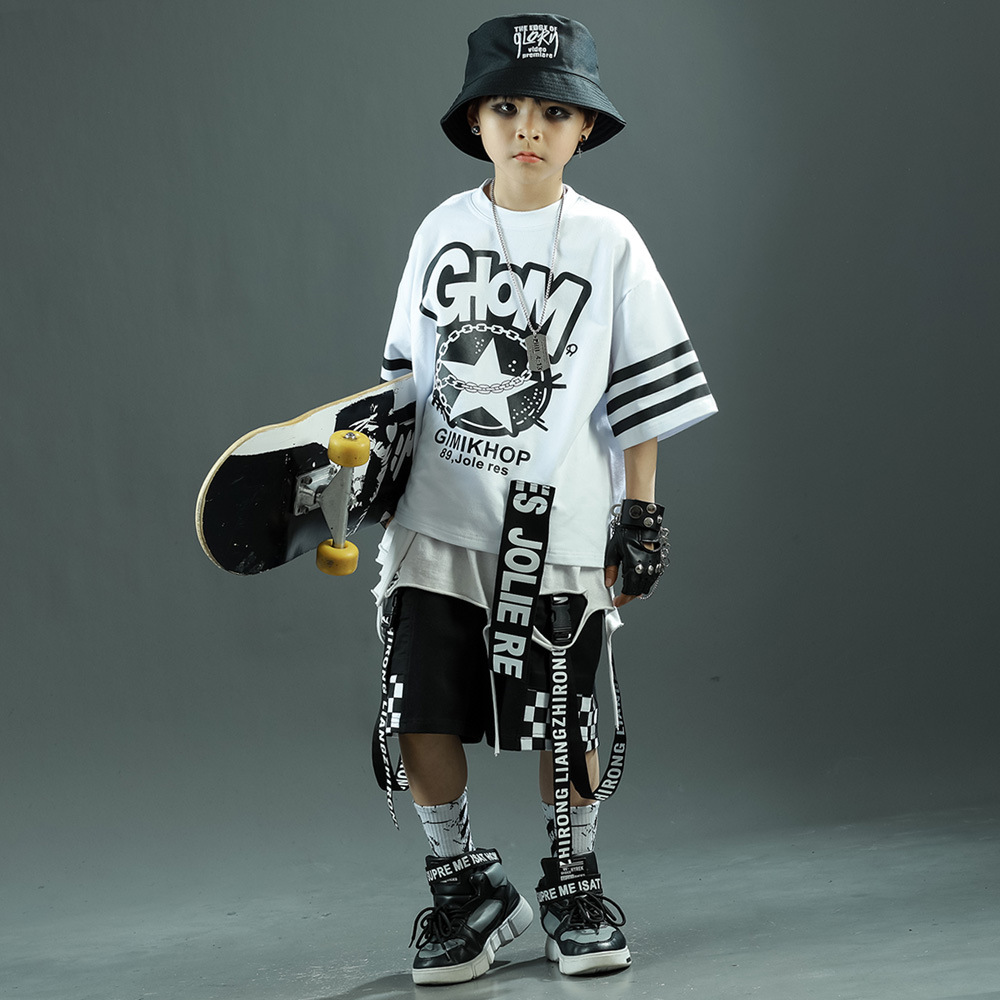 六一儿童演出服男童街舞潮服