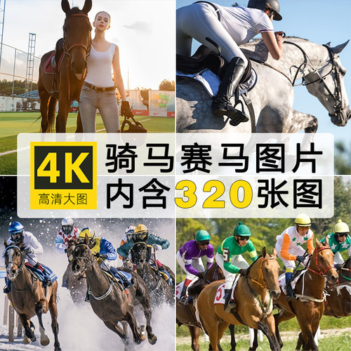 赛马驯马骑马高清运动健身JPG图片跨栏马术运动喷绘打印合成素材
