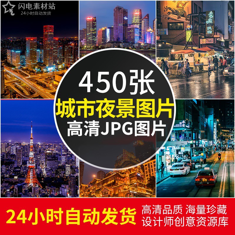 4K高清城市夜景图片都市霓虹灯光繁华街道风光手机电脑手机壁纸怎么样,好用不?