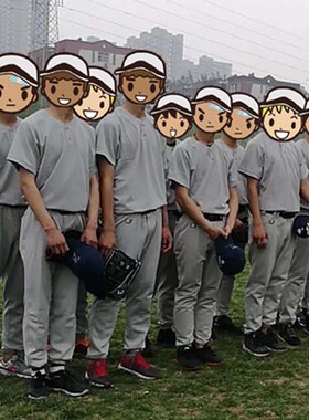 日本 ZETT 垒球棒球服训练服半袖上衣棒球裤套装两扣开衫套头包邮