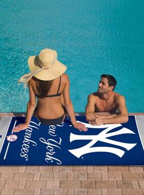 美国职业棒球联盟限量球迷纯棉浴巾裕裙浴袍游泳沙滩巾