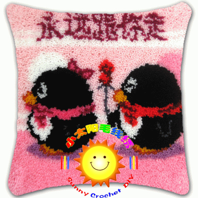 抱枕高档绒布地毯绣买2件包邮