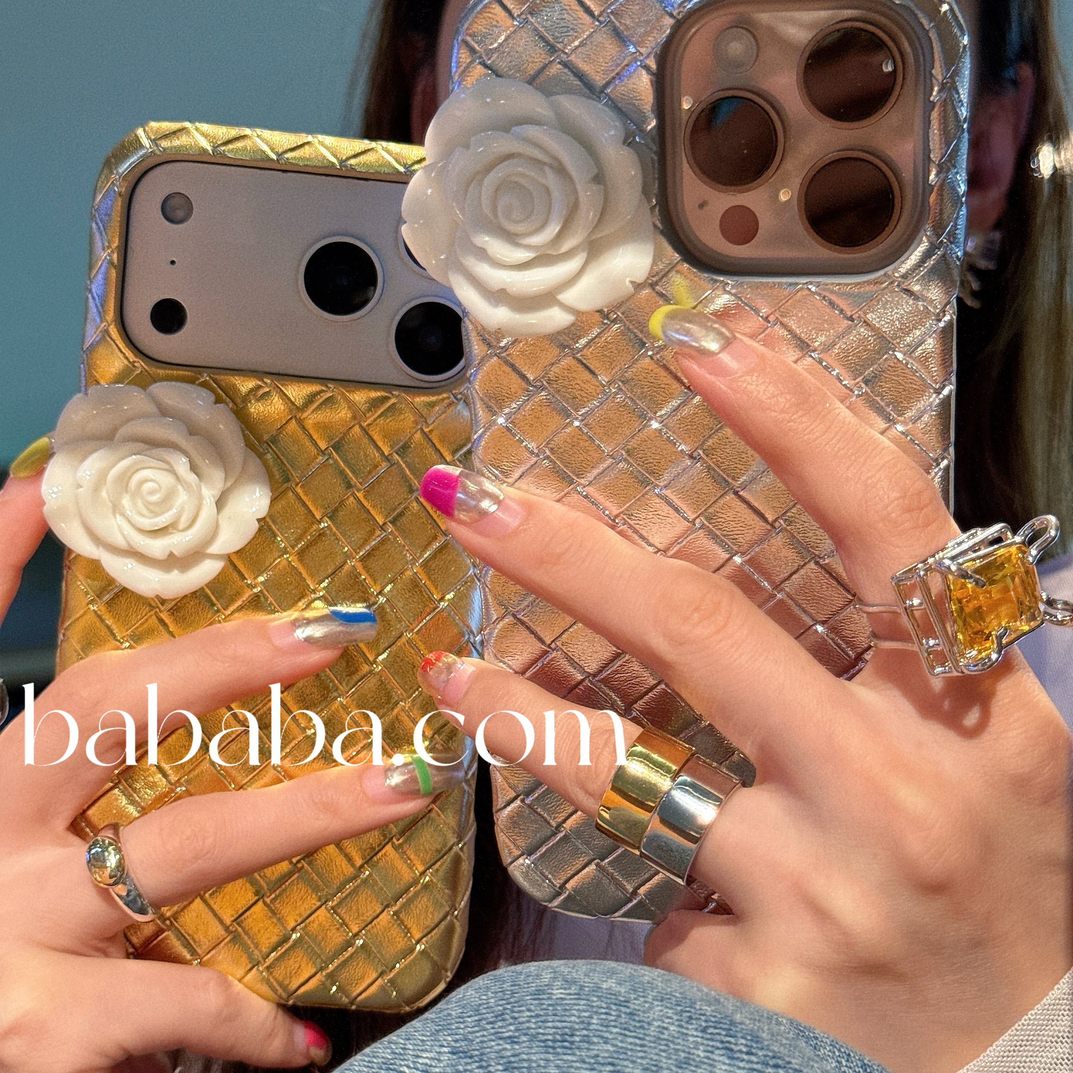 韩国ins花朵壳苹果17p