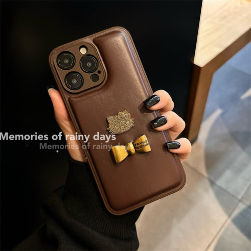 美拉德猫咪iPhone软包边手机壳