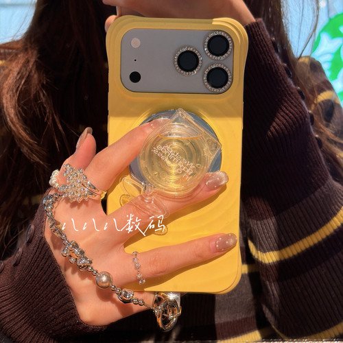 液态磁吸支架iPhone手机壳全包