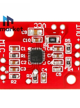 K472驻极体咪头放大板 拾音放大板 效果超MAX9812