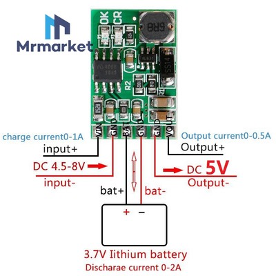 5V UPS Power Charger & Step-up DC DC Converter DD05CVSA