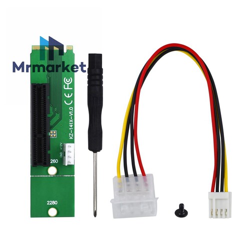 NGFF转PCI-E转接卡 M.2口转PCIE扩展卡X4插槽转接卡 1X卡M2卡