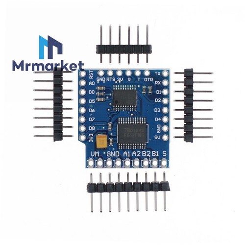 I2C双电机驱动盾 TB6612FNG 模块 For D1 Mini WIFI 物联网开发板