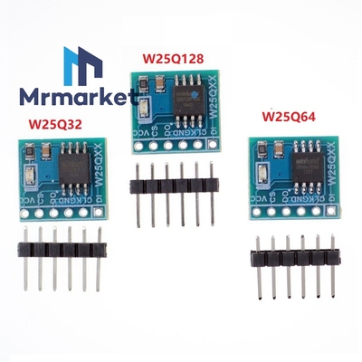 W25Q32/W25Q64/W25Q128 NorFlash储存模块 32/64/128Mbit SPI