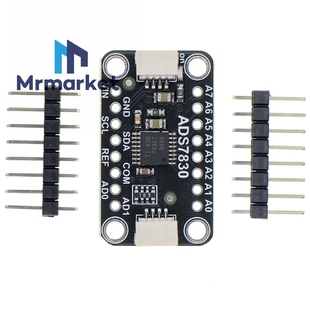 ADS7830 STEMMA 兼容 Qwiic 8位ADC模数转换器模块