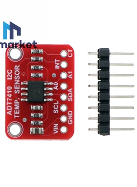 ADT7410 高精度 I2C 温度传感器分线板