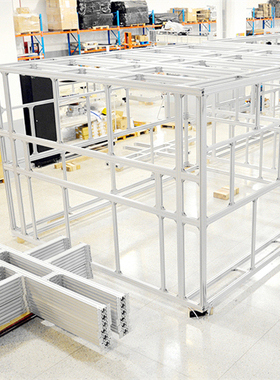 重型铝型材国标4080GF机械手支臂40x80流水线操作台框架 现货切u.