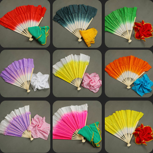 儿童扇考级专用扇俏兰花舞蹈扇