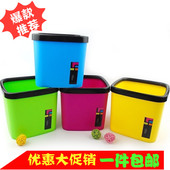 简约网红桌面小垃圾桶迷你客厅车桌上无盖热销方形分类收纳筒纸篓