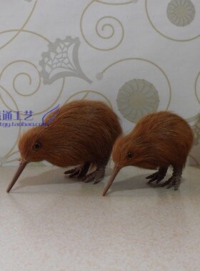 新西兰国鸟仿真kiwi鸟小无翼鸟圣诞节礼物圣诞树装饰挂件包包挂件