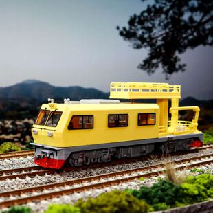 接触网金鹰轨道车 火车模型HO 卓越沙盘秦岭重型铁路模型作业车