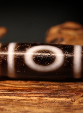 台手工高油包浆一眼靠山天珠