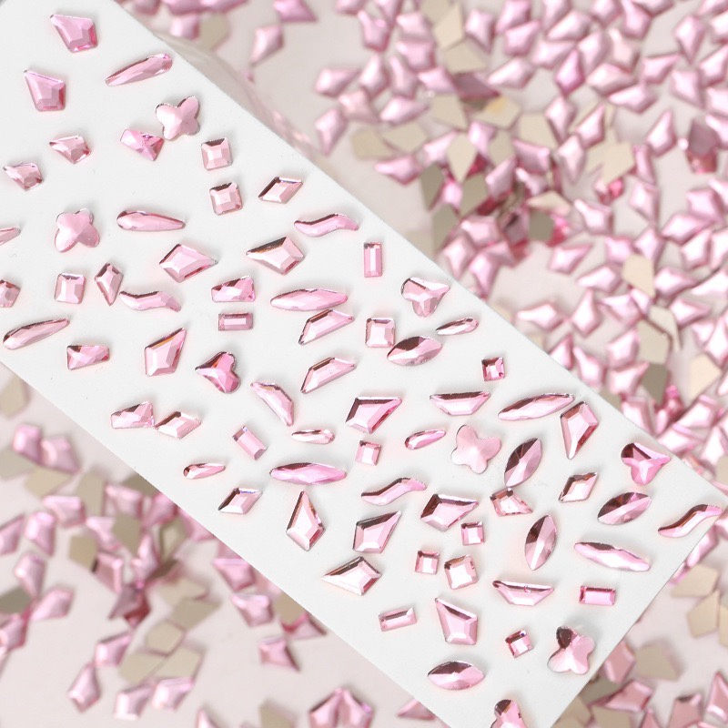 浦江巧巧水晶的手工配件粉红色