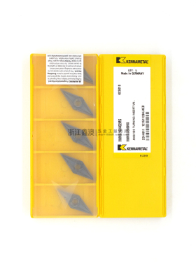 美国肯纳数控刀片菱形 VNMG160402MS KC5010 钢件不锈钢