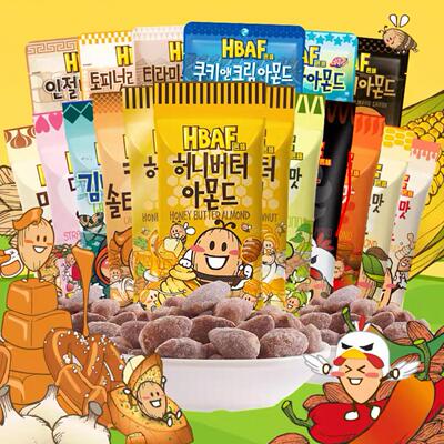 临期特价蜂蜜黄油扁桃仁汤姆农场坚果杏仁巴旦木韩国进口
