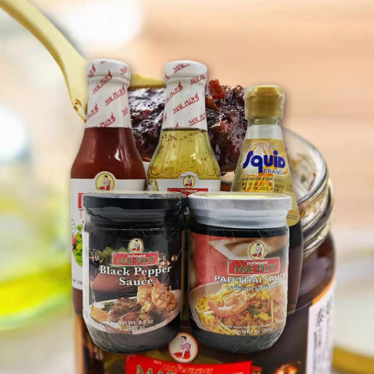 临期食品特价泰国进口泰娘黑胡椒酱360g家用东南亚菜调味料