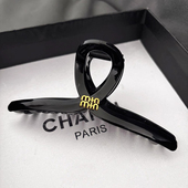 小min字母抓夹女大号发夹女2026年新款 后脑勺鲨鱼夹发抓夹子发卡