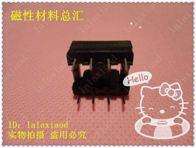 EE19 磁芯加骨架卧式4+4 软磁铁氧体磁芯电感线圈变压器