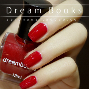 满额包邮dream books健康油性环保指甲油 xmas 麋鹿红