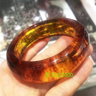 波罗的海天然蜜蜡琥珀手镯丝珀镯子金珀手环茶珀镯民族风时尚饰品