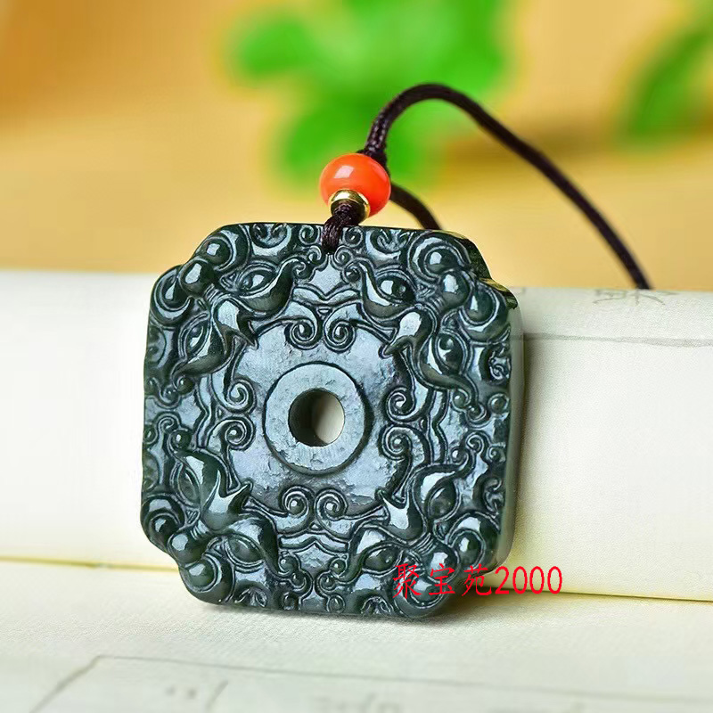 天然和田玉十二生肖玉牛吊坠属牛挂件男女款扭转乾坤玉佩玉石项链