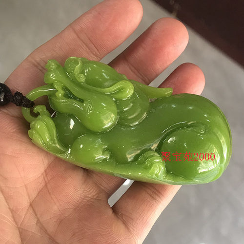 东陵玉原石招财貔貅手把件仿玉石貔貅把玩件男女盘玩皮丘神兽护主