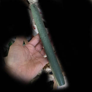 天然米黄玉擀面杖擀面棍擀面棒滚轴玉石棍石头厨房用具石杖玉面棍