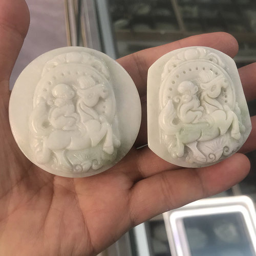 天然陕西蓝田玉马上封侯皮带扣玉石生肖马猴腰带扣玉腰牌腰扣腰饰